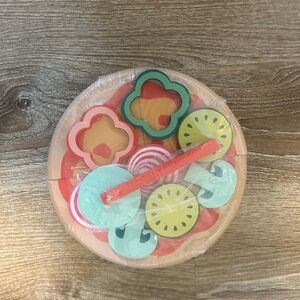 Colorful Wooden Pizza Toy Set